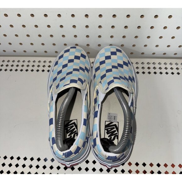 VANS Classic Slip-On Checkerboard Womens Athletic Skate Shoes Size 7 Multi Color - Picture 2 of 8